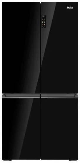 Refrigerator Haier 4 Door HRF825FB Finished in Glass Black, 681 L