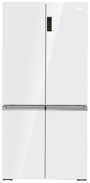 Refrigerator Haier 4 Door HRF825FW Finished in Glass White, 681 L