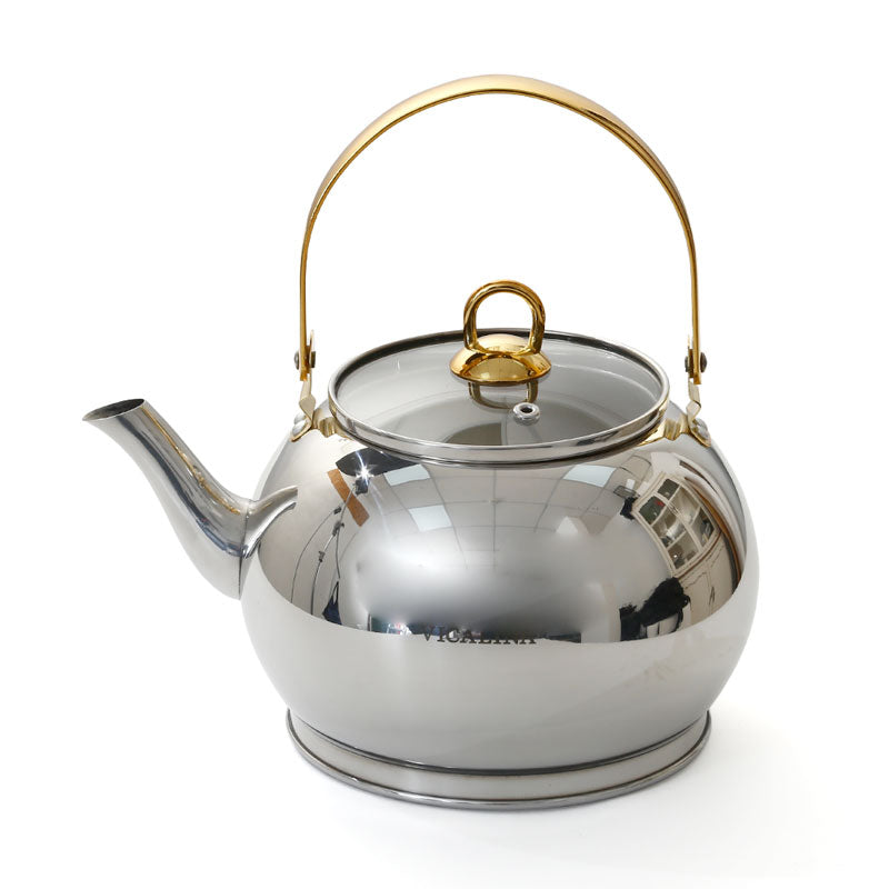 Kettle Stainless Steel 3L Handle Gold