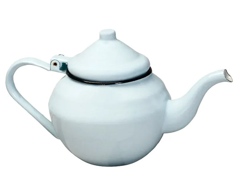 Enamel Light Blue Kettle DELICIOUS 1L