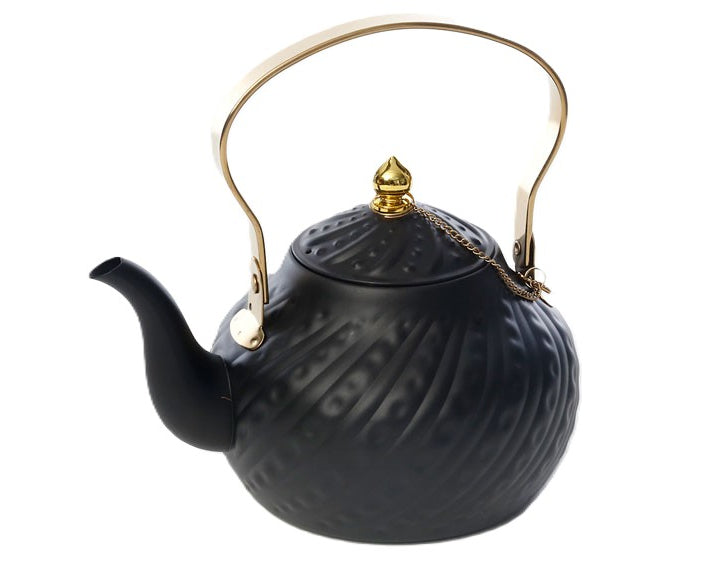 Black Kettle Stainless Steel 2L Gold