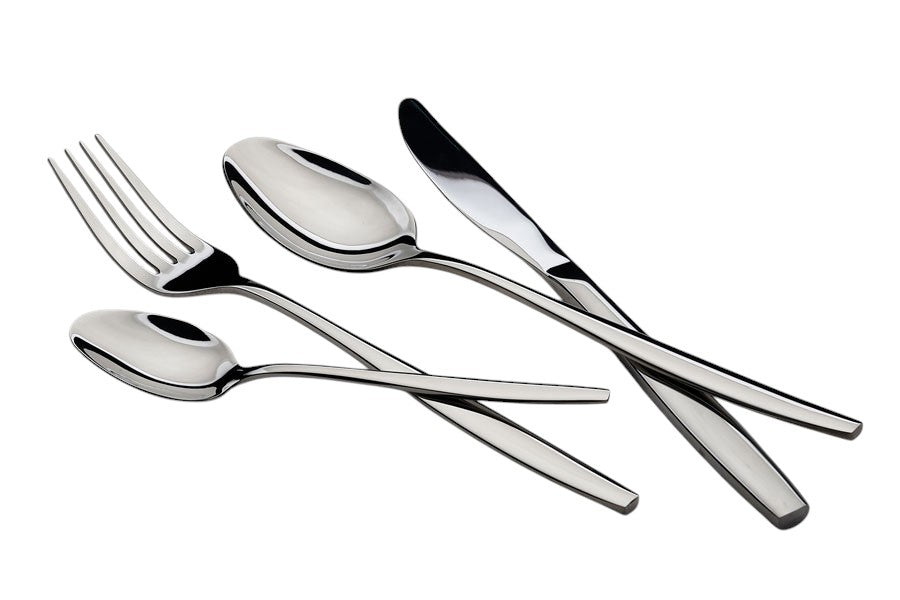 Cutlery Set 24 Pieces Gentle Stainless Steel 18/10 Glossy