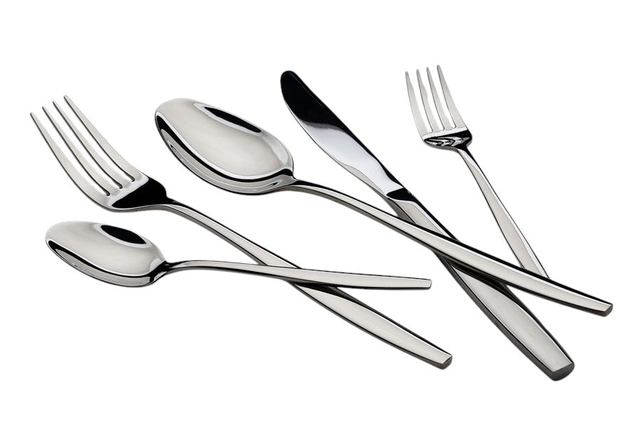 Cutlery Set 30 Pieces Gentle Stainless Steel 18/10 Glossy