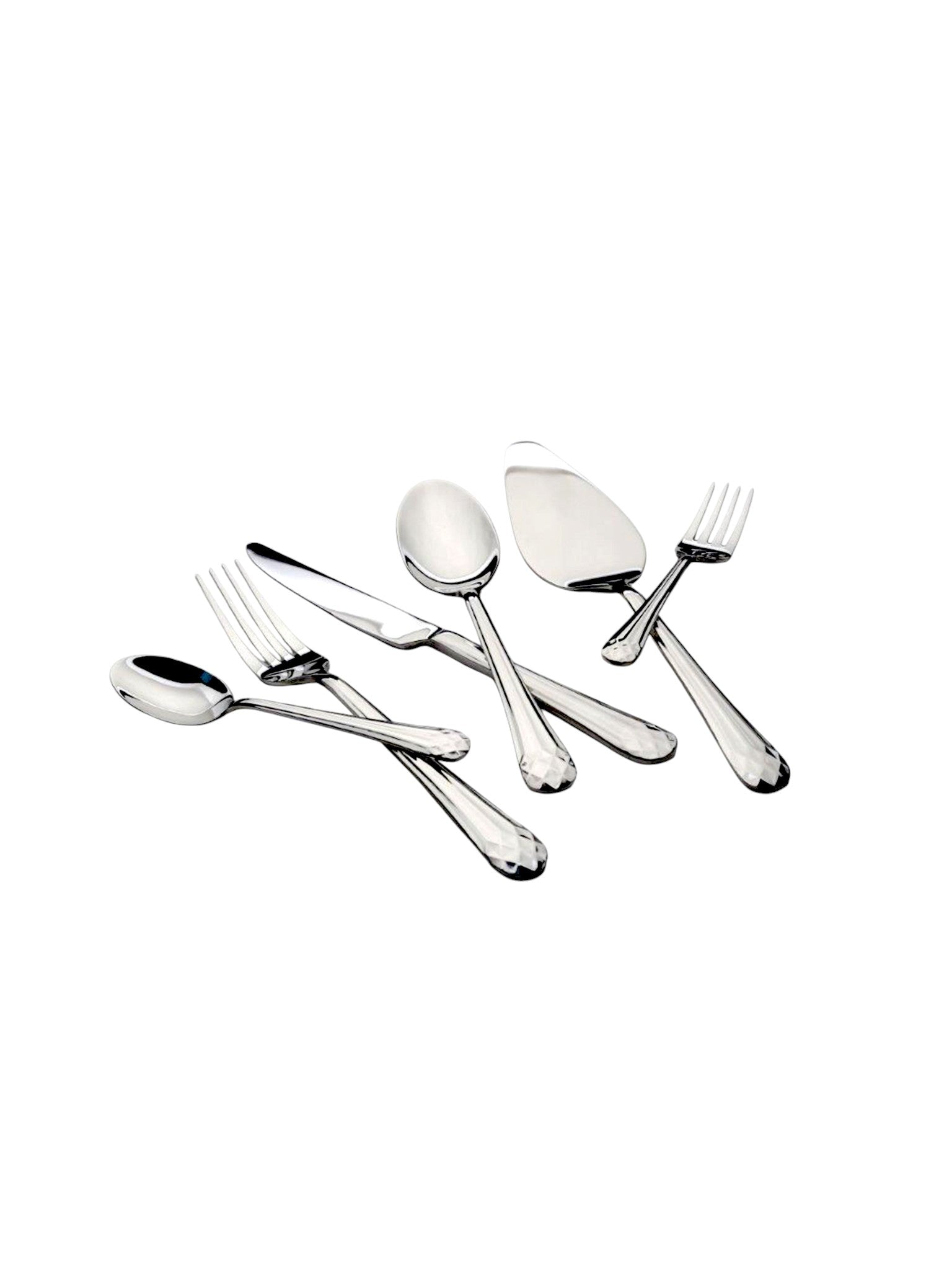 Cutlery Set 61 Pieces Gentle Stainless Steel 18/10 Glossy