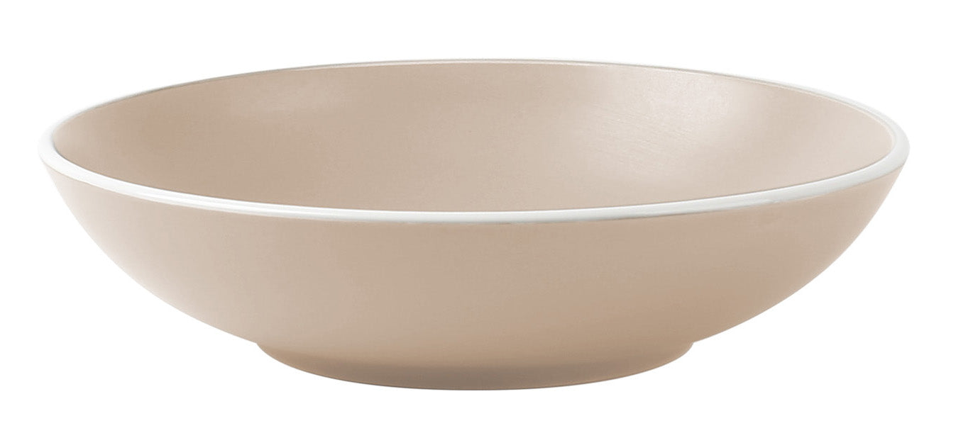 Ceramic Beige Soup Plate 20cm