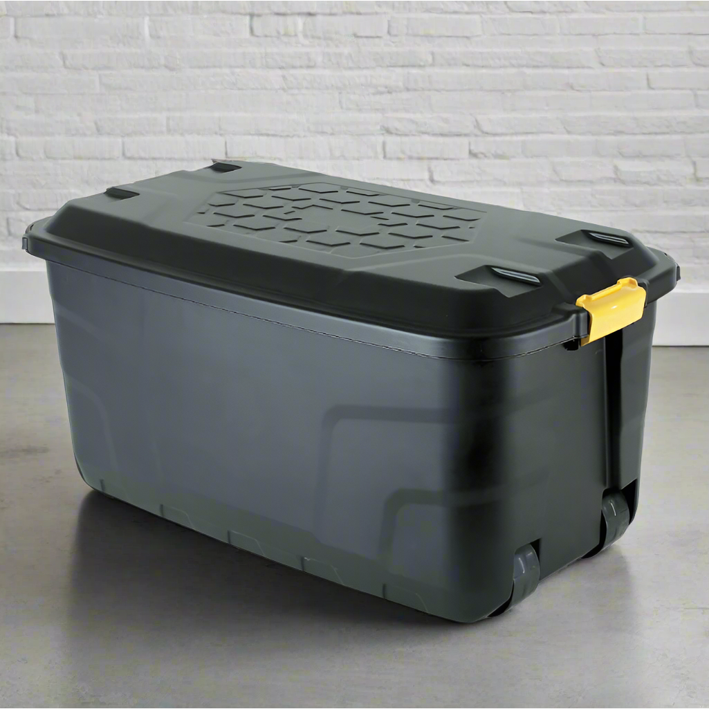 Crate Storage 110L with Wheels Heavy Duty