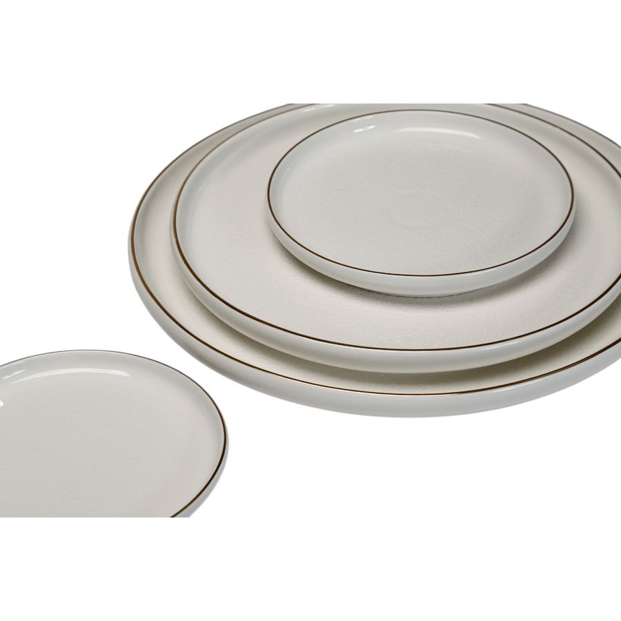 Large Plate Cake 31cm SPECIAL White/Gold