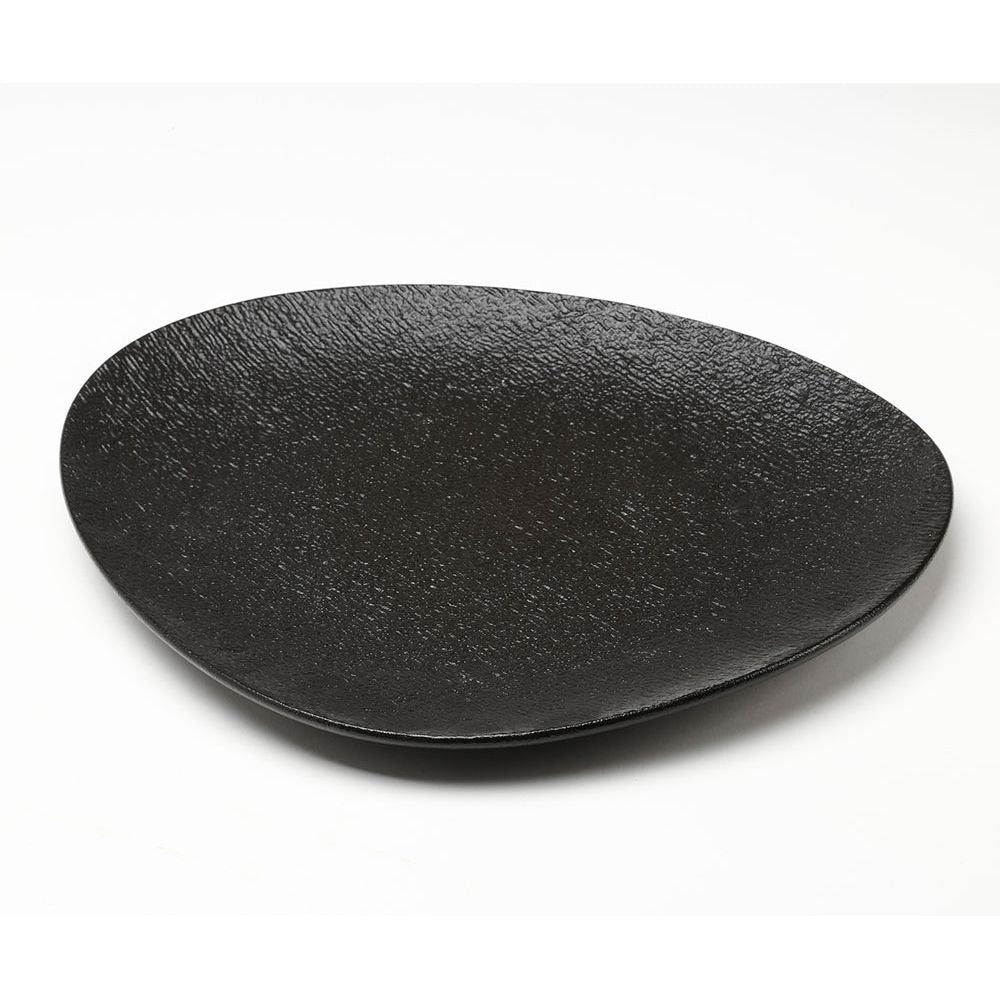 Porcelain Dinner Plate SimpelBlack 29X25cm NewBornChina