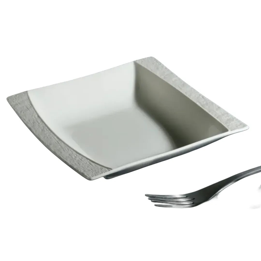 Serving Porcelain Plate Deep 21X20cm