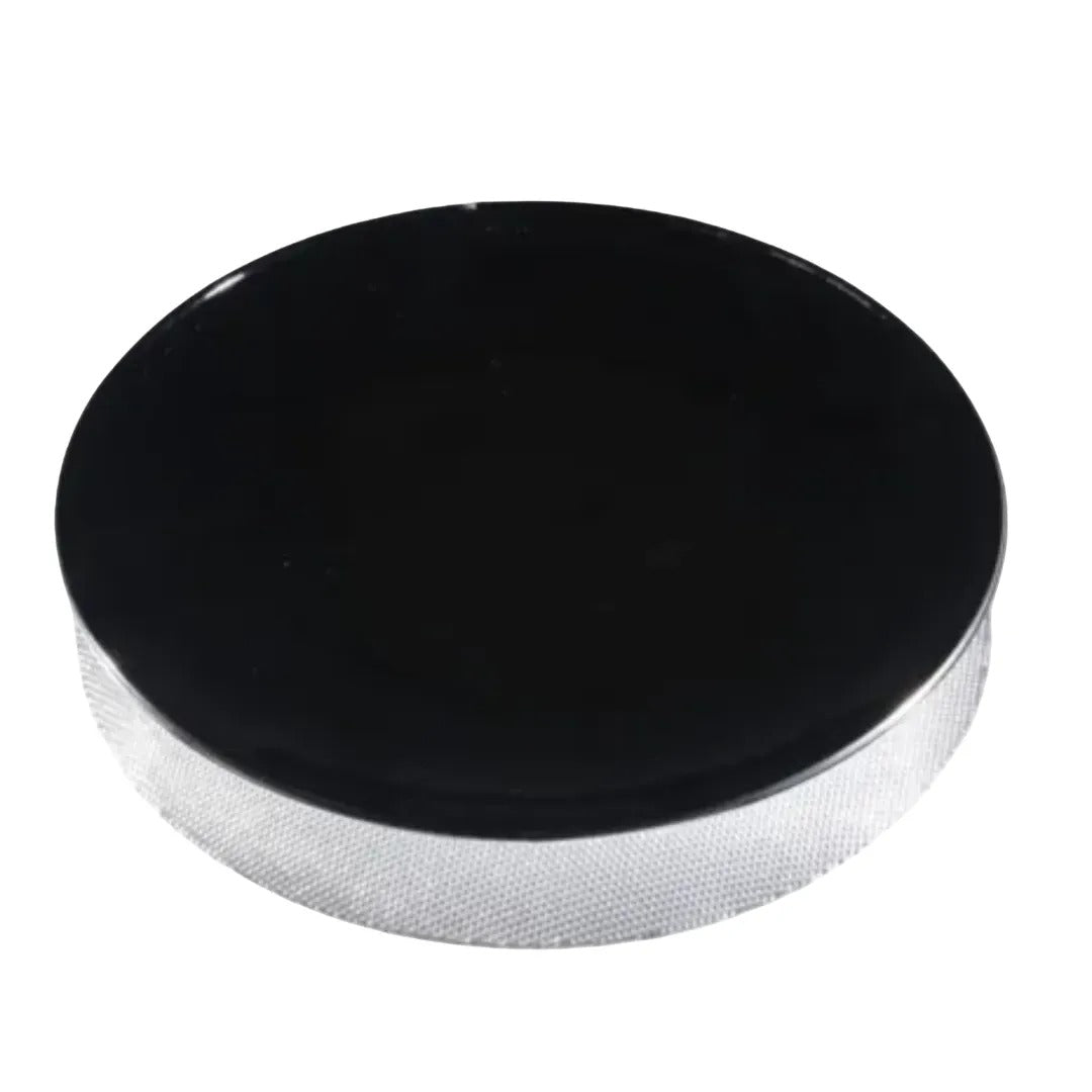 Glass Serving Plate Dinner 25cm in Black Silver
