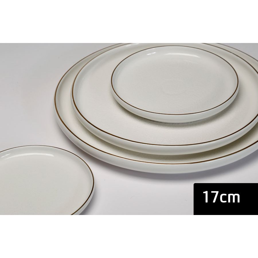 Serving Plate Appetizer 17cm SPECIAL White/Gold