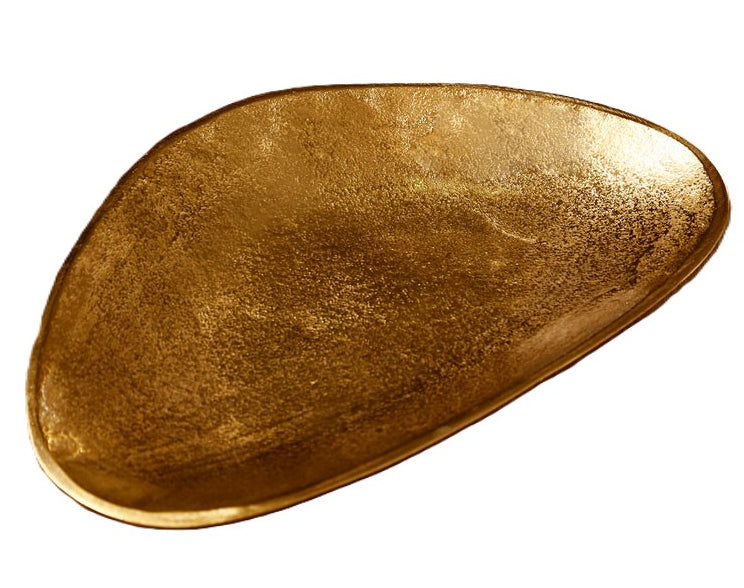 Serving Plate 28X19cm BrassGold