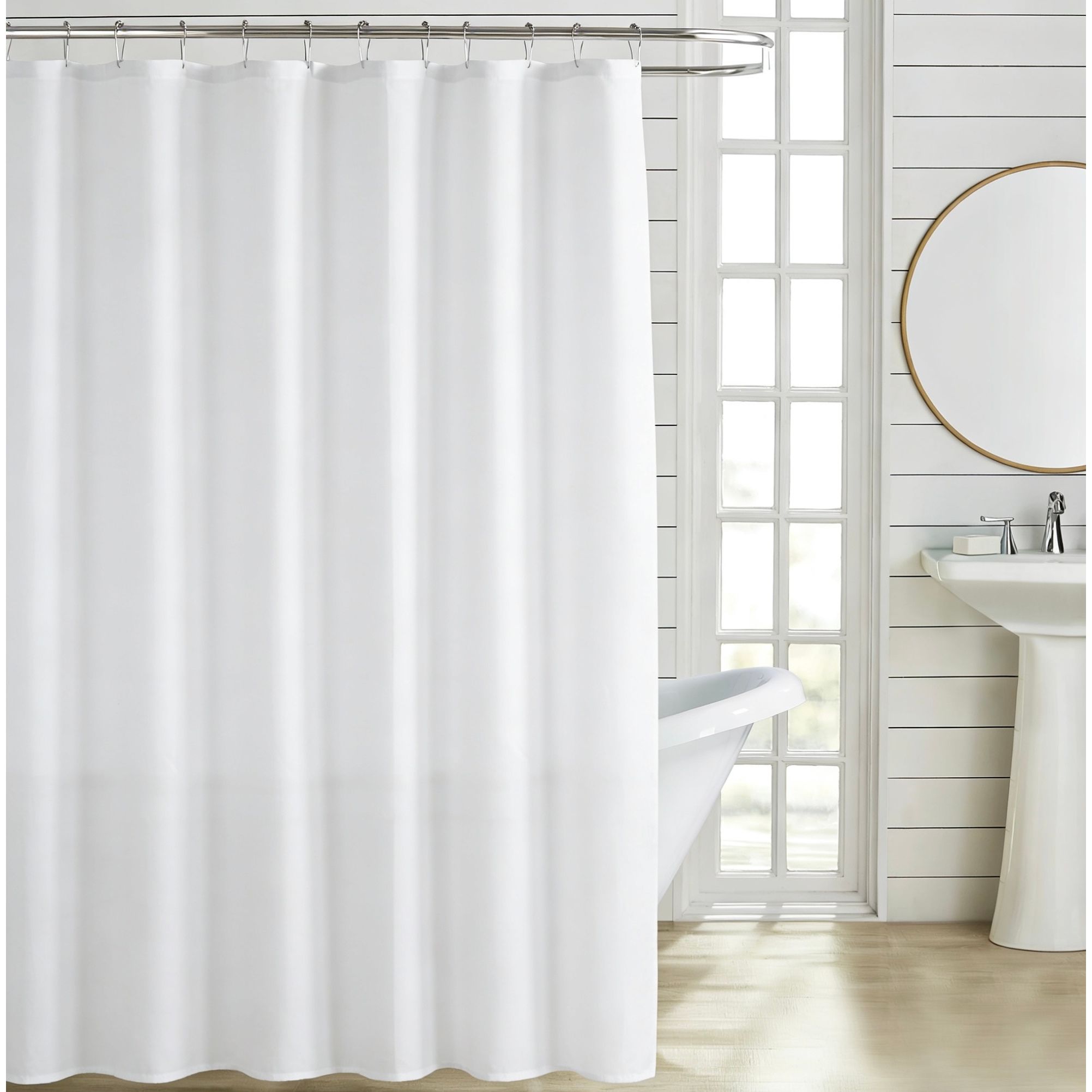 White Shower Curtain Canvas 180*180cm