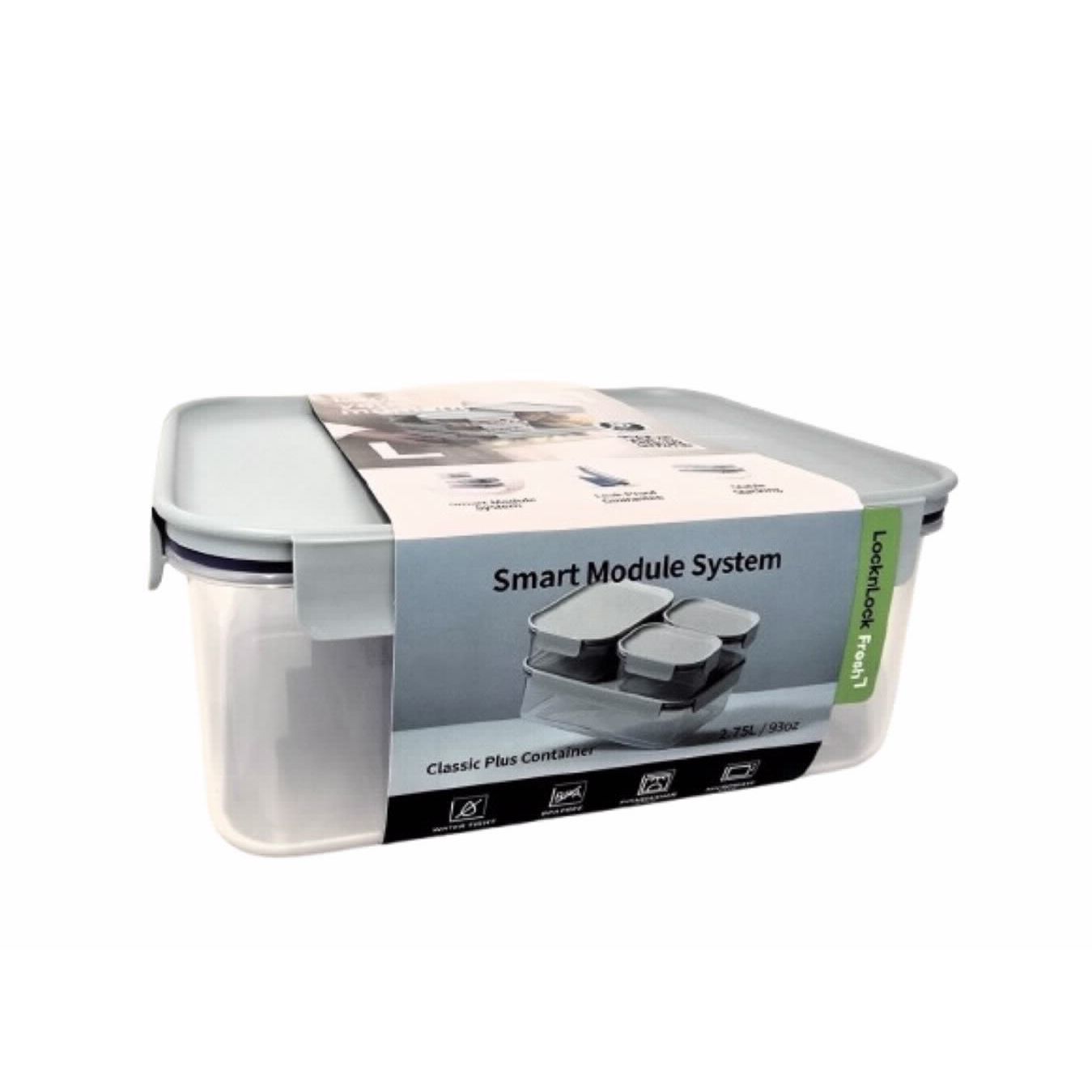 Storage Box 2.75L Lid Mint Series Classic Plus 242x195x99 mm L&L