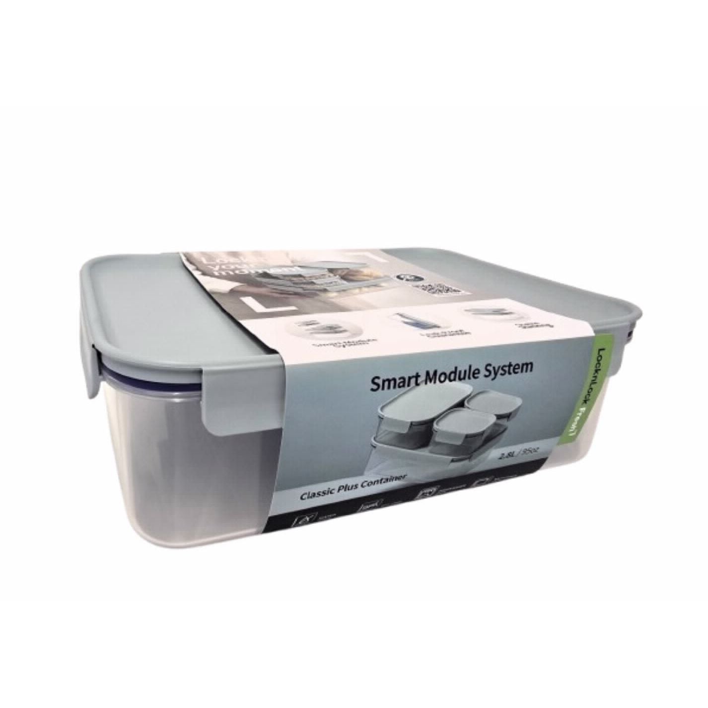Storage Box 2.8L Lid Mint Series Classic Plus 278x197x88 mm L&L
