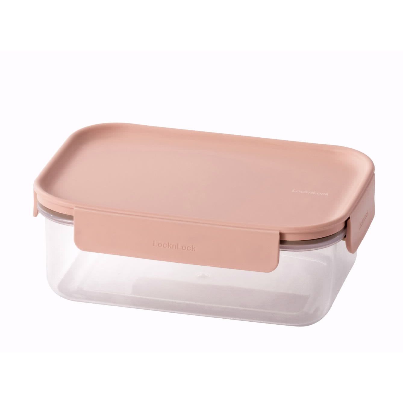 Pink Storage Box 910ml Lid Series Classic Plus 193x141x67 mm L&L