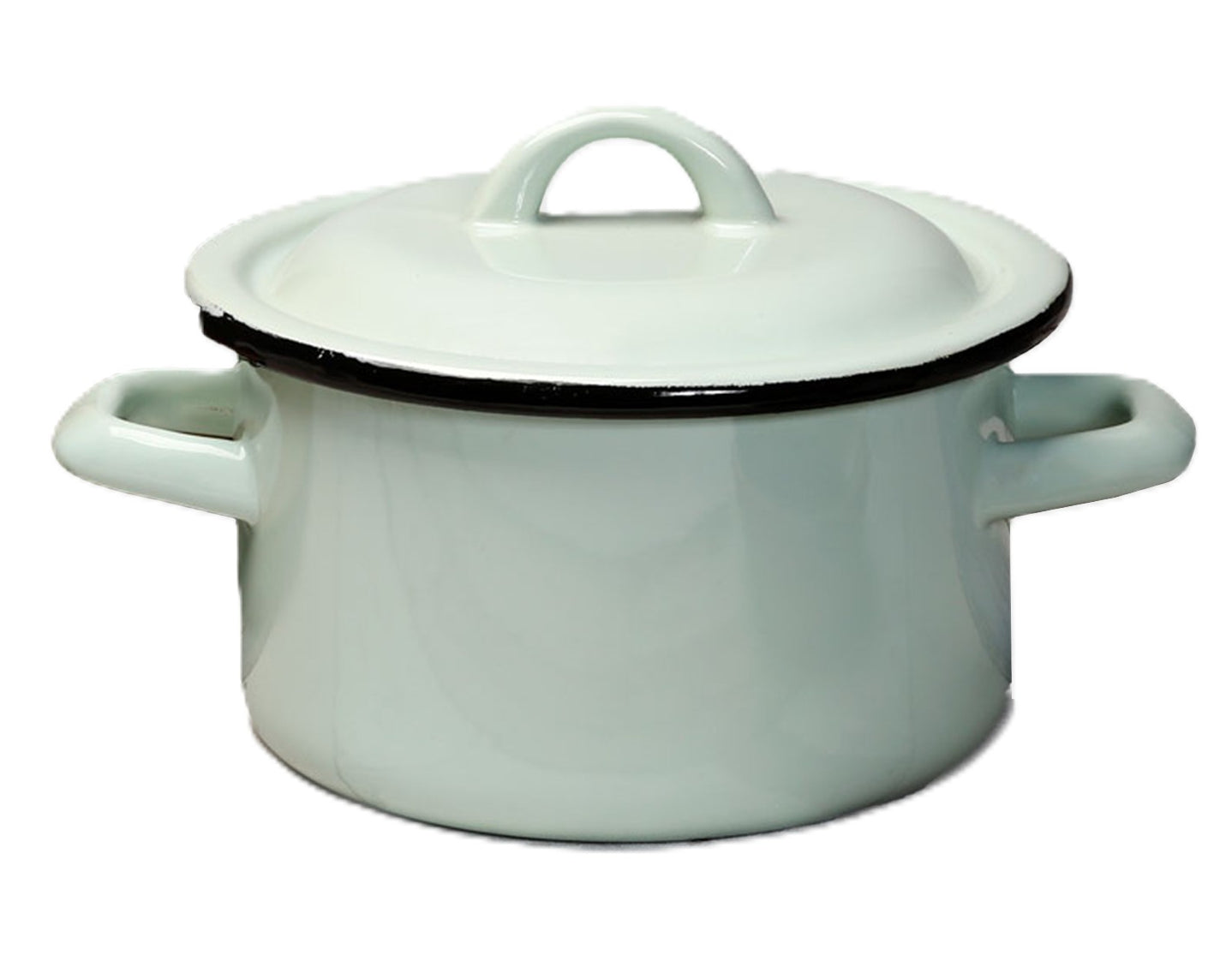 Enamel Pot Tall 5.5L Diameter 24cm Green Mint DreamChef Delicious