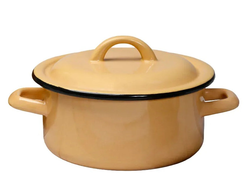 Enamel Pot Low 1.8L Diameter 18cm DreamChef Delicious