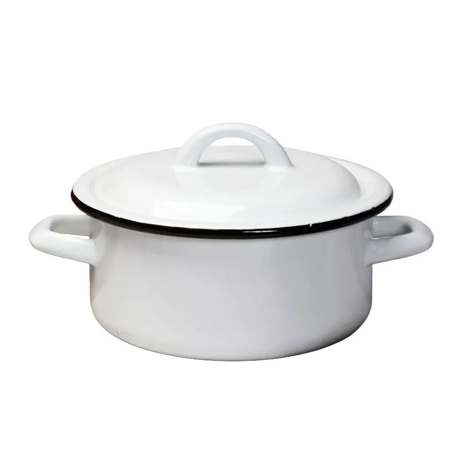 Enamel Pot Low 2.5L Diameter 20cm DreamChef Delicious