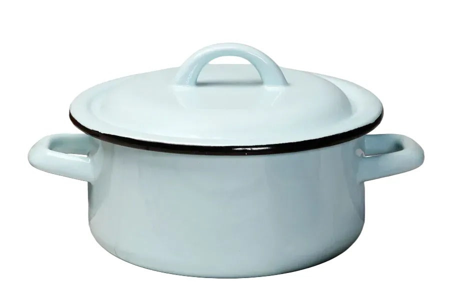 Enamel Pot Low Diameter 22cm 3.5L DELICIOUS PRO DREAM CHEF