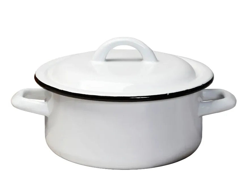 Enamel Pot Low 3.5L Diameter 22cm DreamChef Delicious