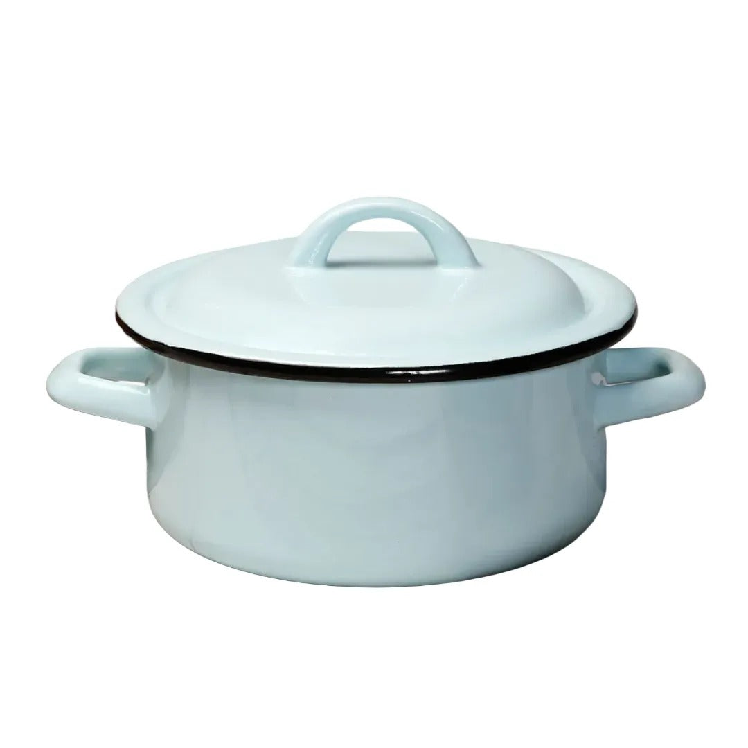 Enamel Pot Low 4.5L Diameter 24cm DreamChef Delicious