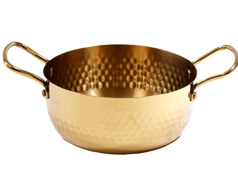 Serving Gold Pot Stainless Steel 28X18X8 DREAM CHEF