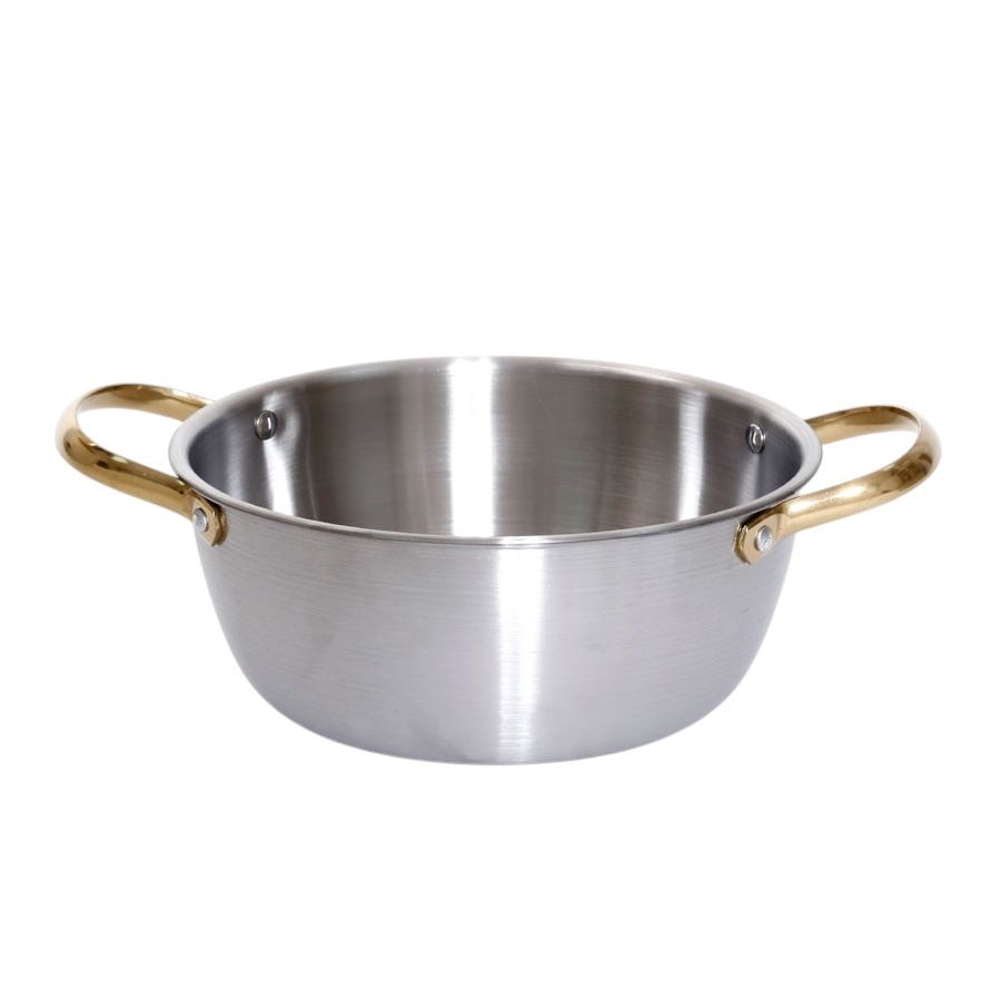 Serving Pot Stainless Steel Handles Gold 17cm DreamChef