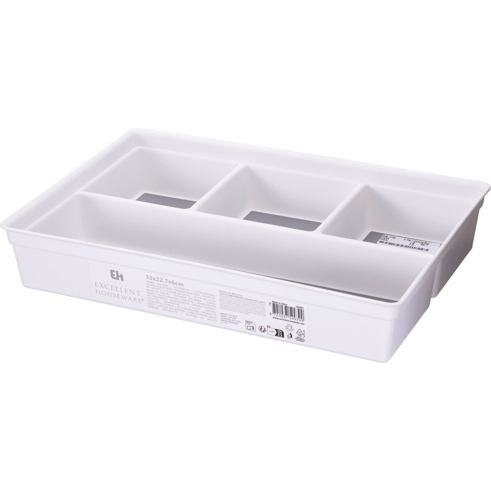 Plastic Cutlery Tray / Organizer 33*22.7*6cm