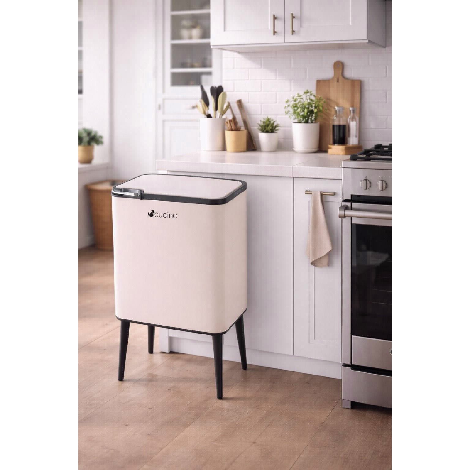 Kitchen Trash Bin 33L LOREN Sahara