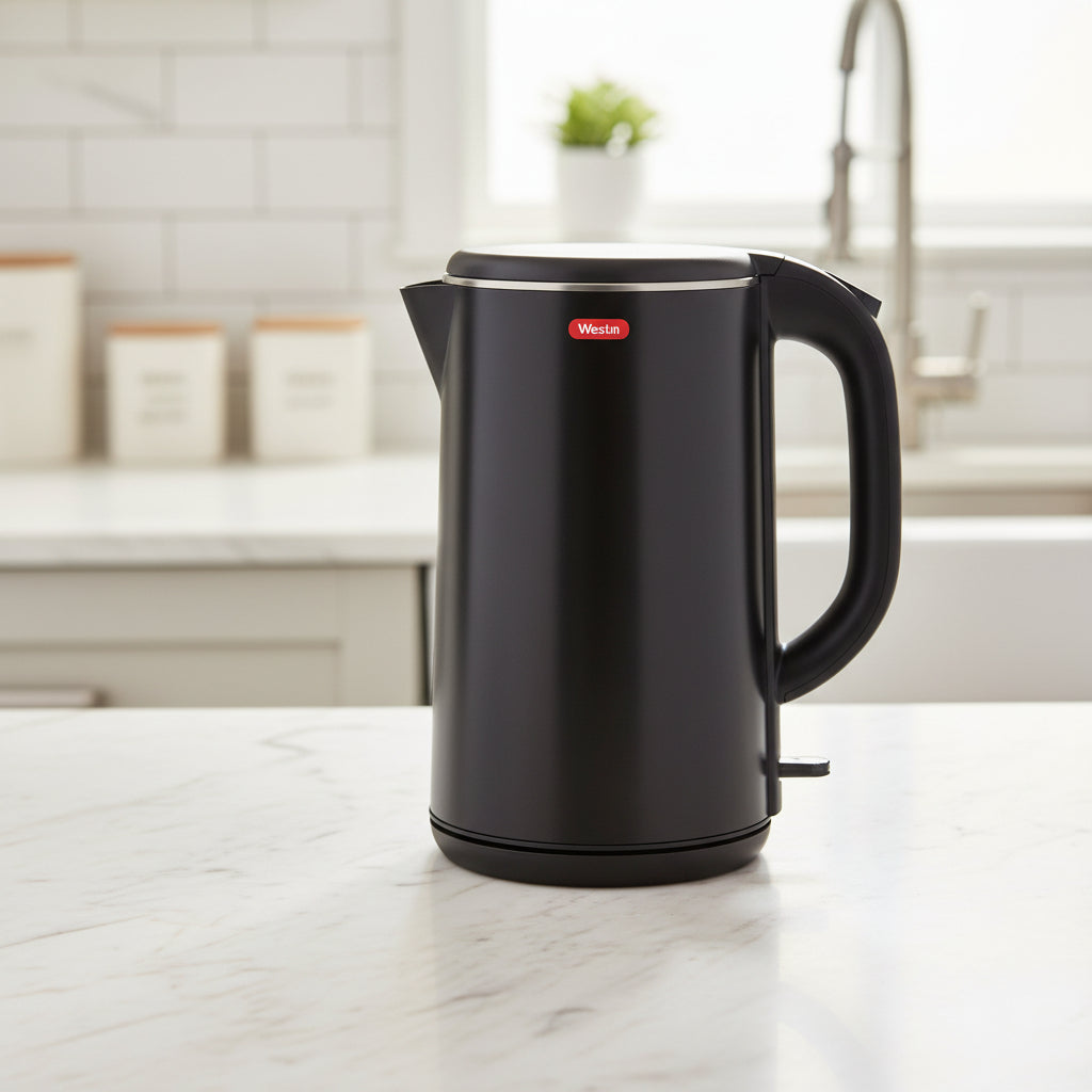 Black Electric Kettle 1.8L 1800W 1823B WESTIN