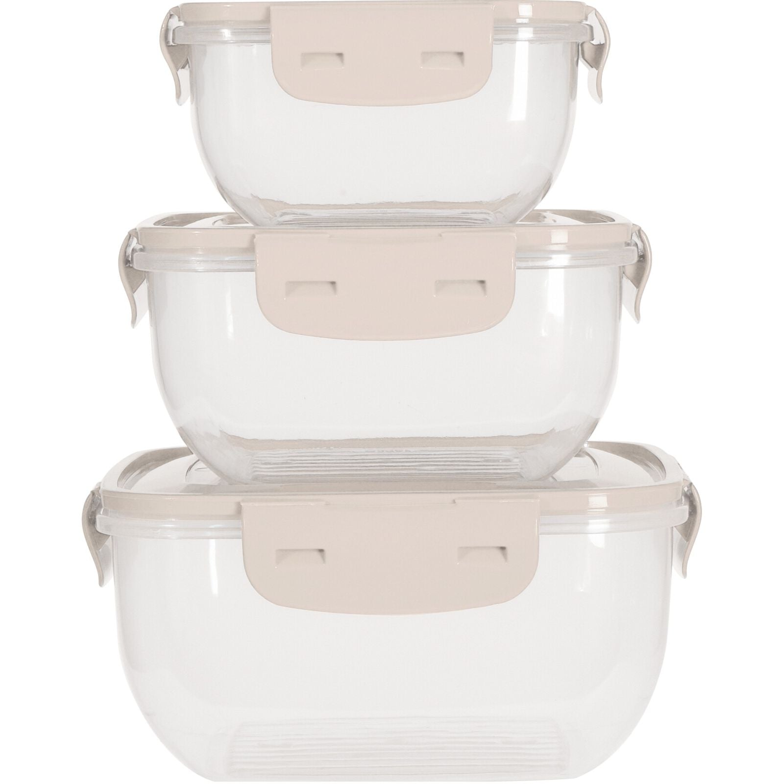 Plastic Set 3 Boxes Food ml