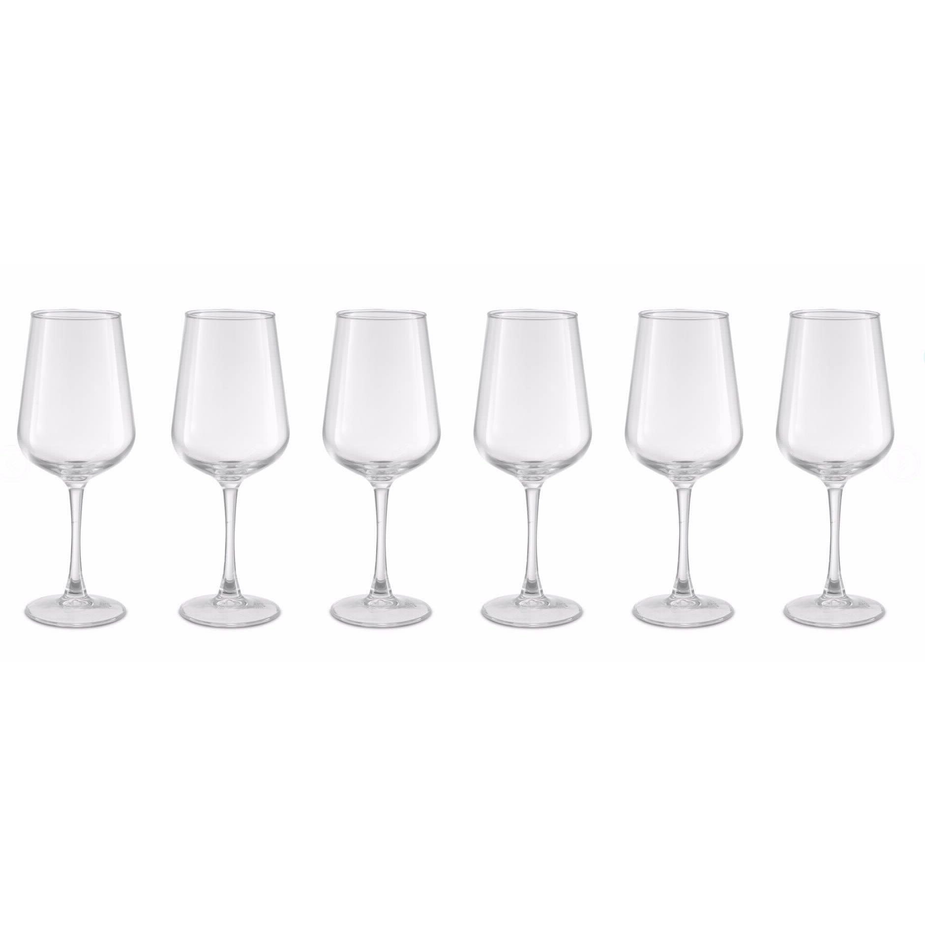 Set of 6 Wine Glasses 435ml