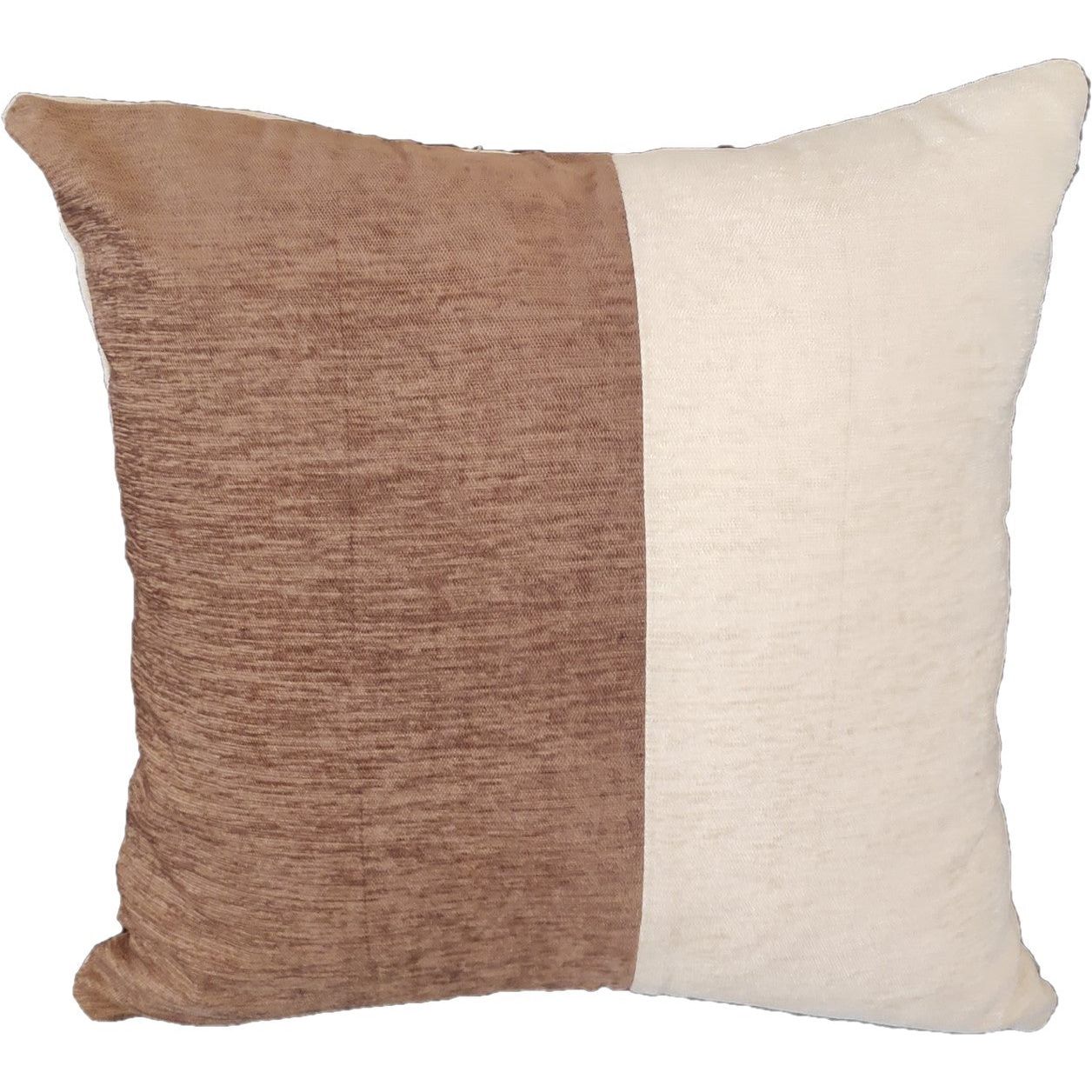 White Pillow Cover Decor 46*46 Brown Fabric Velvet