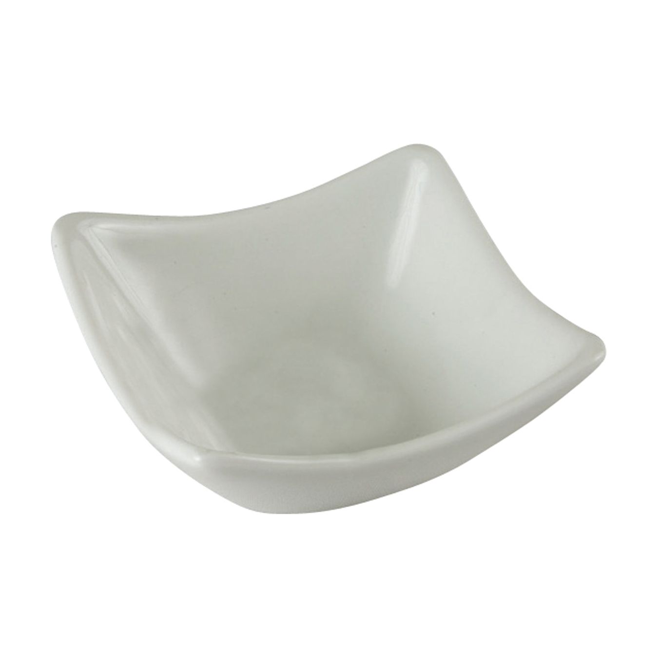 Square Porcelain Bowl 7.5cm simply white