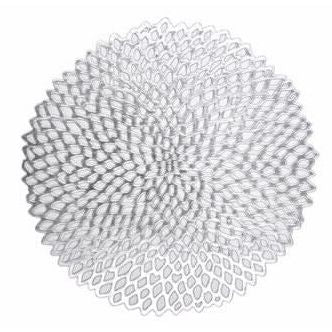 Silver Set 4 Placemats 38*38cm SHINY