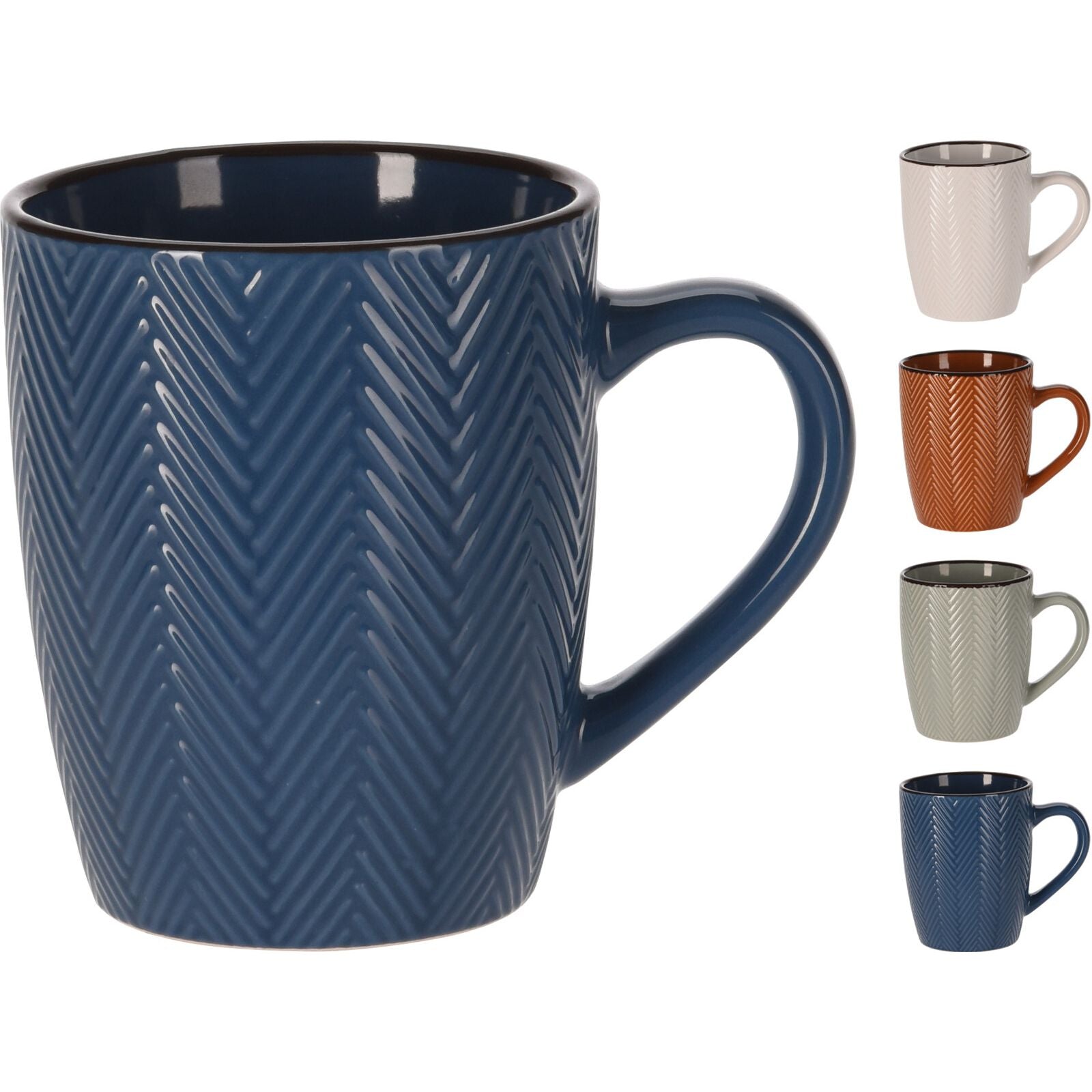Ceramic Grey Mug 370ml