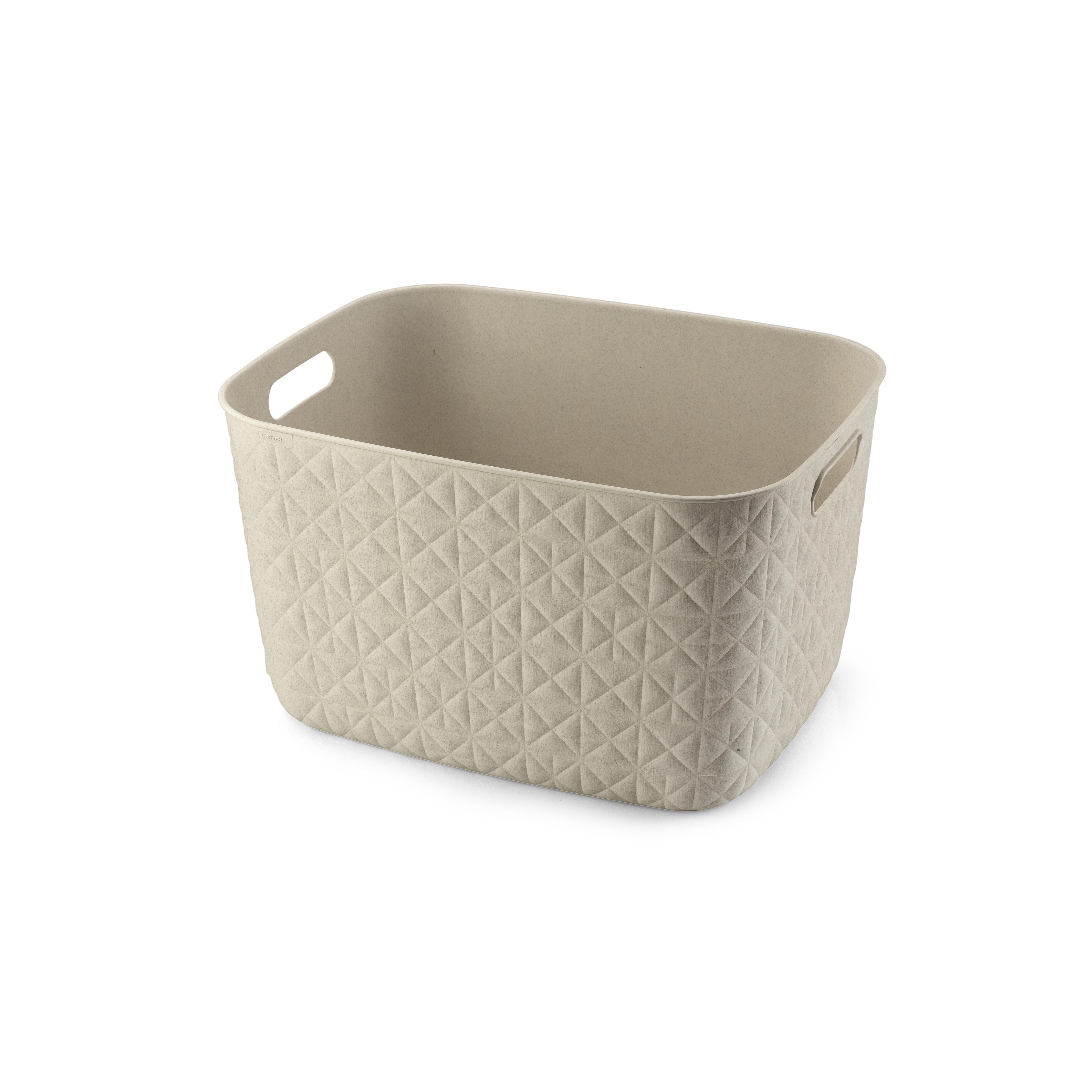 Cream Basket Softex 19L