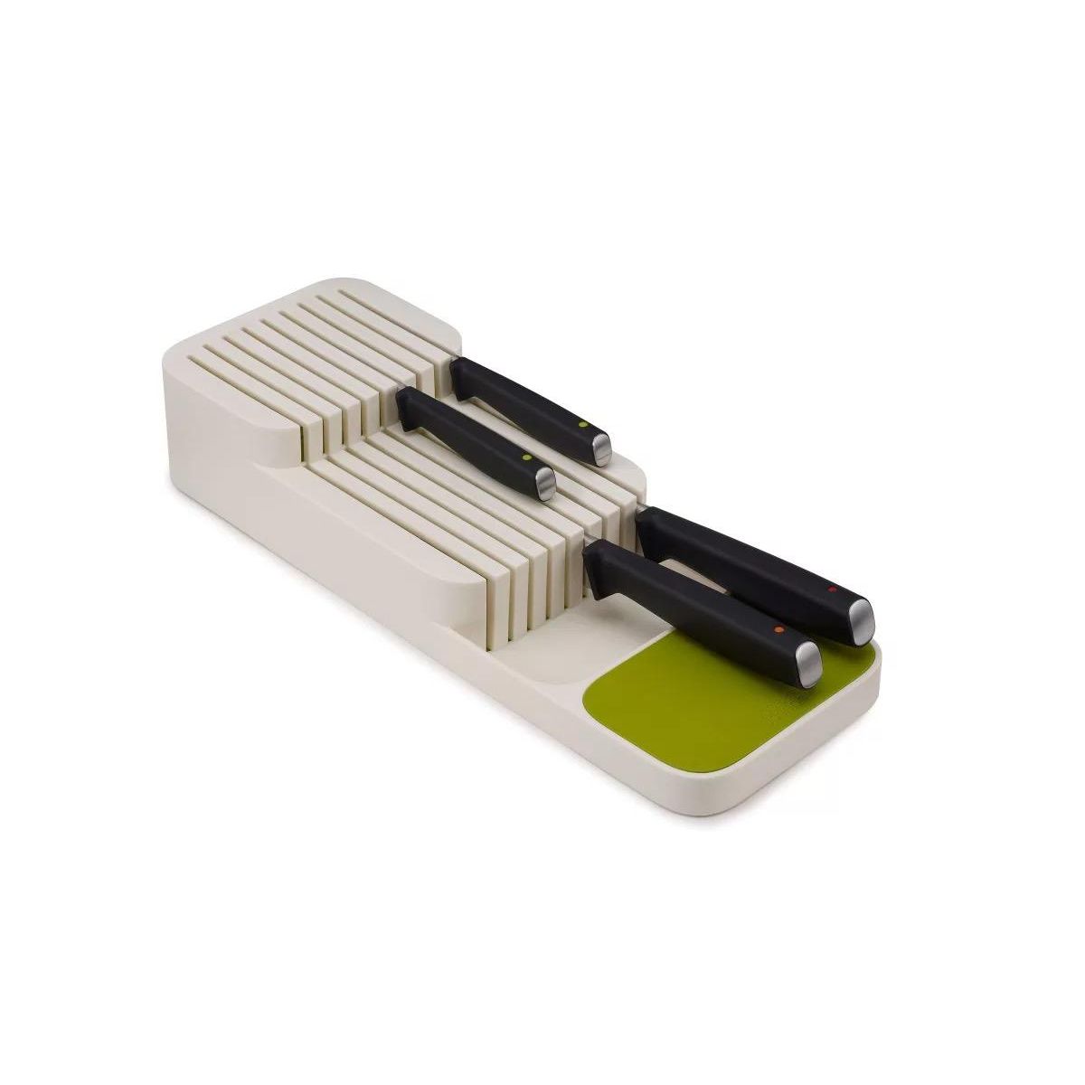 Storage White Organizer Knives Color \\ Cream