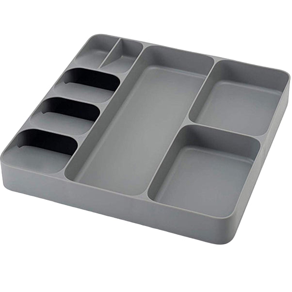 Large Plastic Organizer Cutlery Color Grey