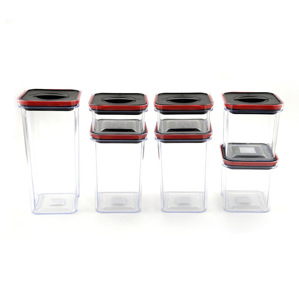 Storage Plastic Set 7 Boxes TWIST & LOCK