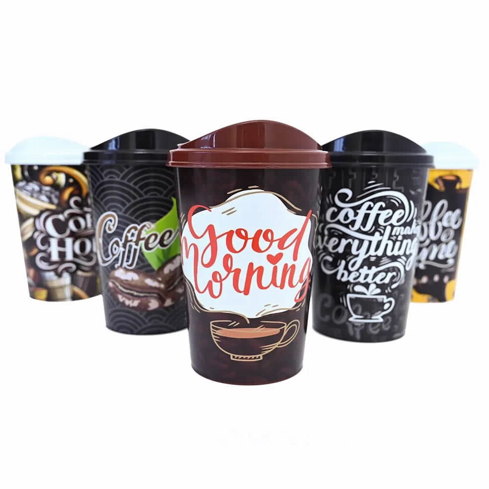 Plastic Coffee Cup 400ML