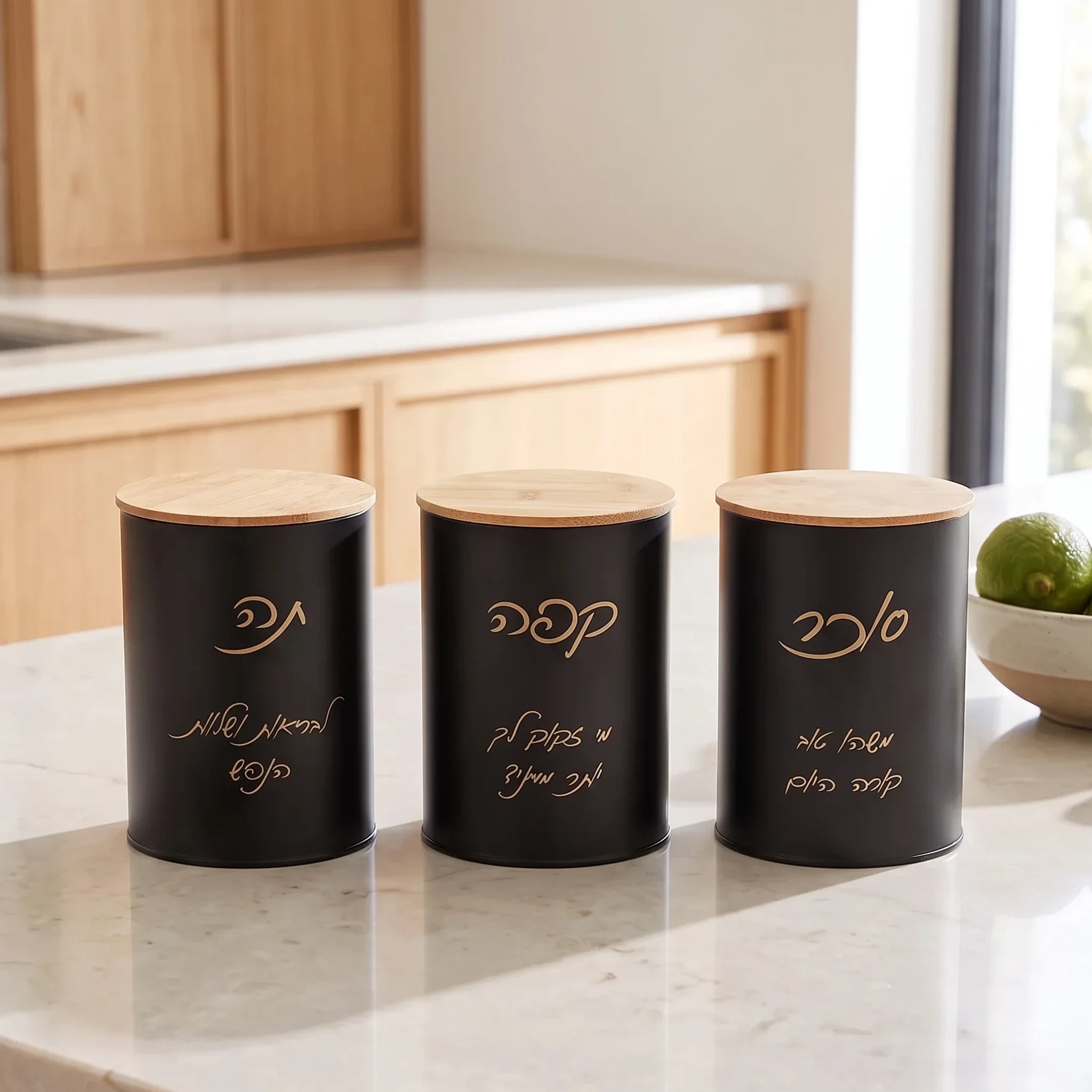 Coffee Black Set Tea Sugar JADE