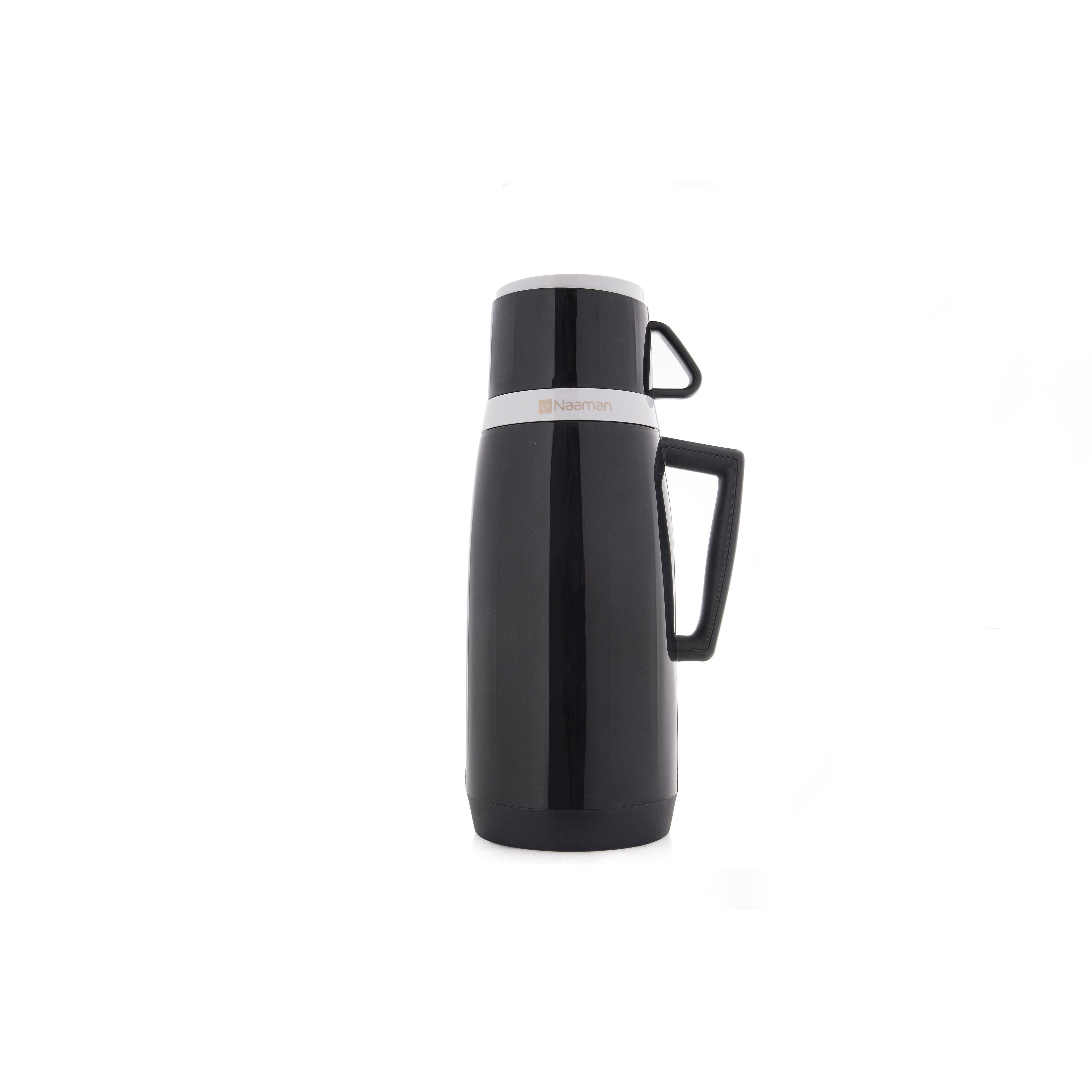 Black Thermos 1L Glass