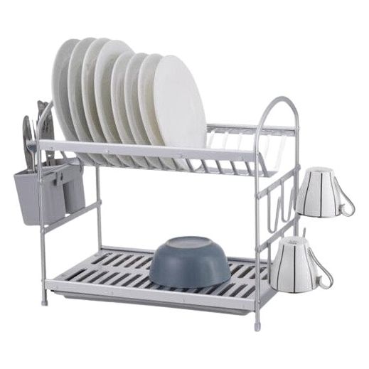 Silver Rack Drying Dishes DOUBLE ALU