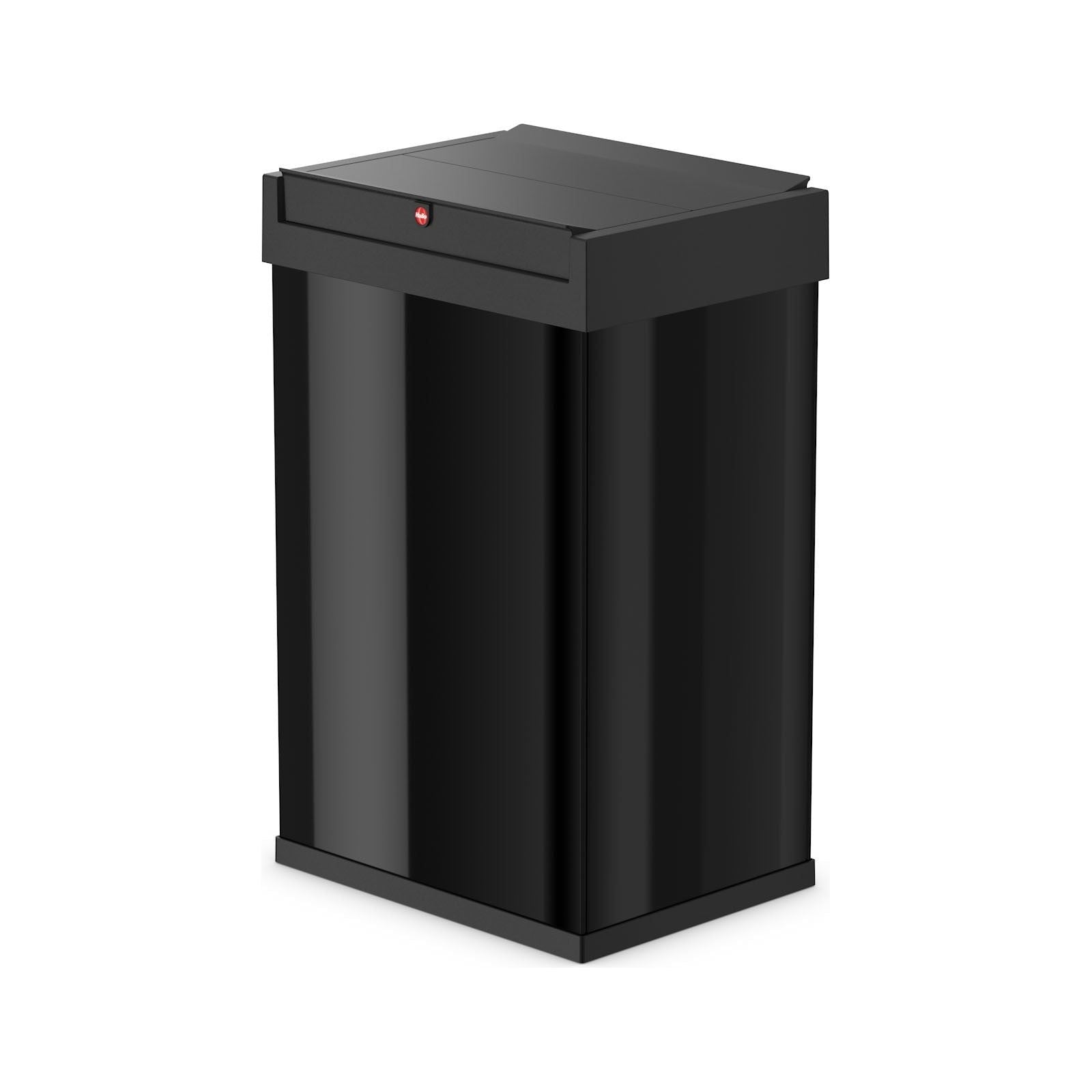 Kitchen Black Rectangular Trash Bin Big-Box L
