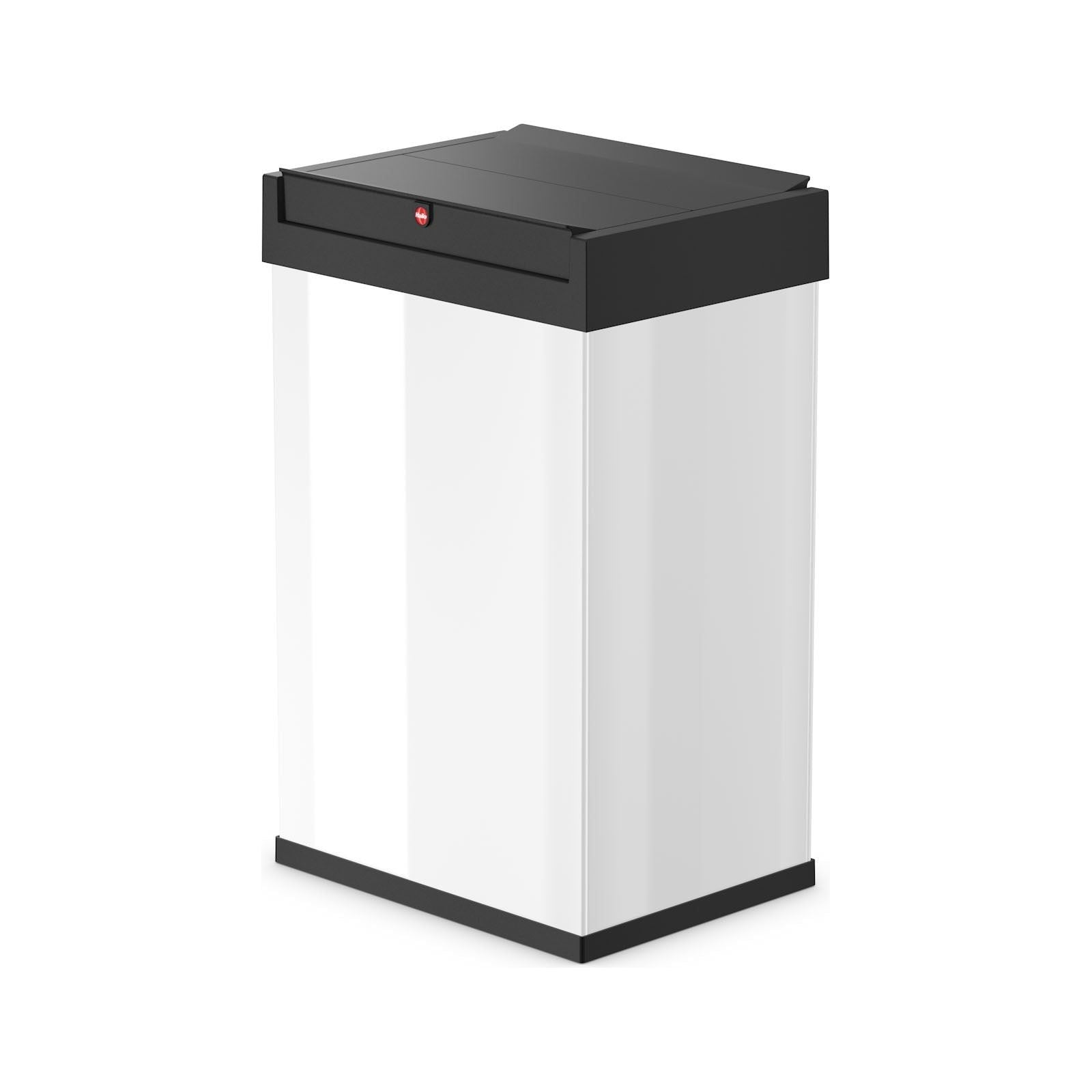 Kitchen White Rectangular Trash Bin Big-Box L