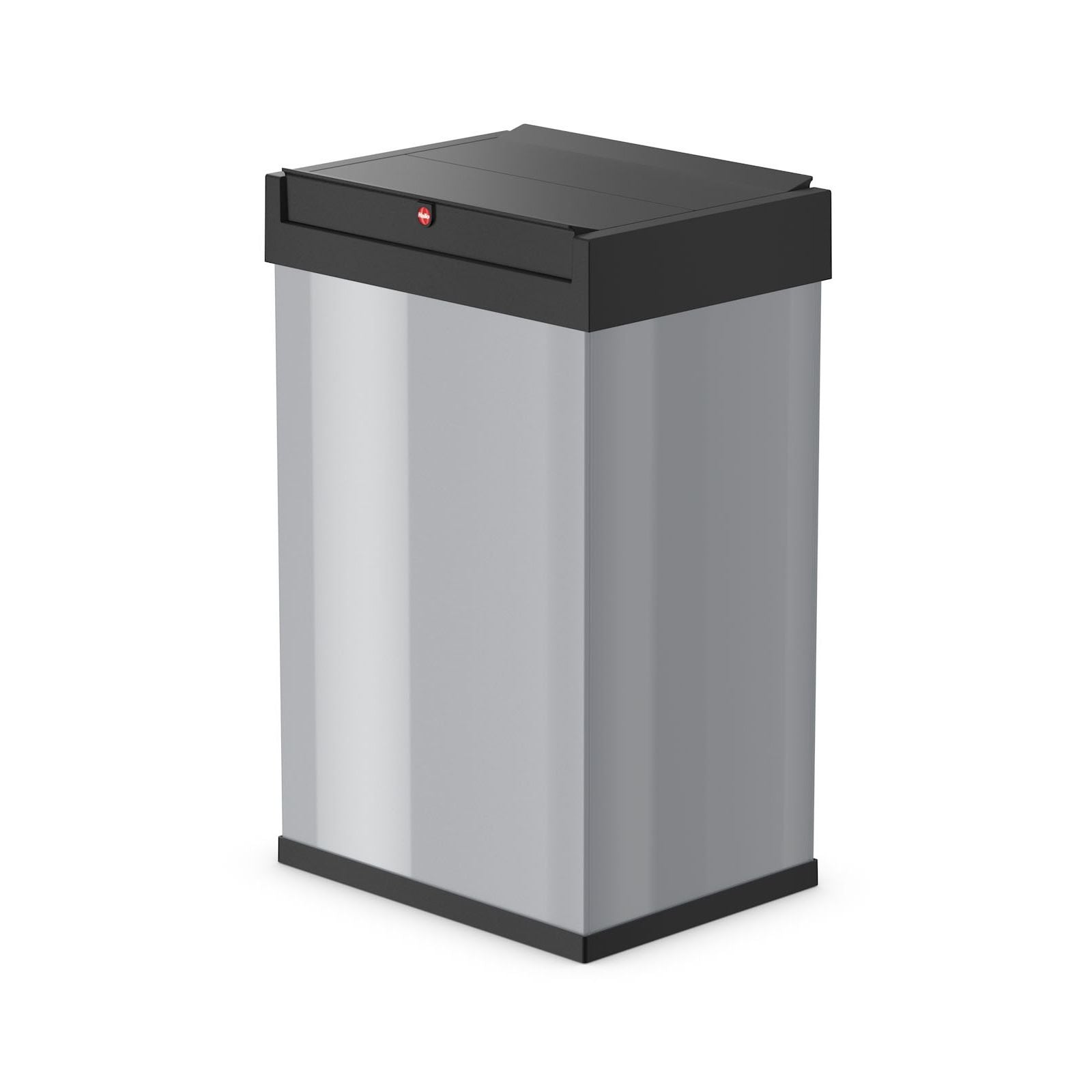 Kitchen Silver Rectangular Trash Bin Big-Box L