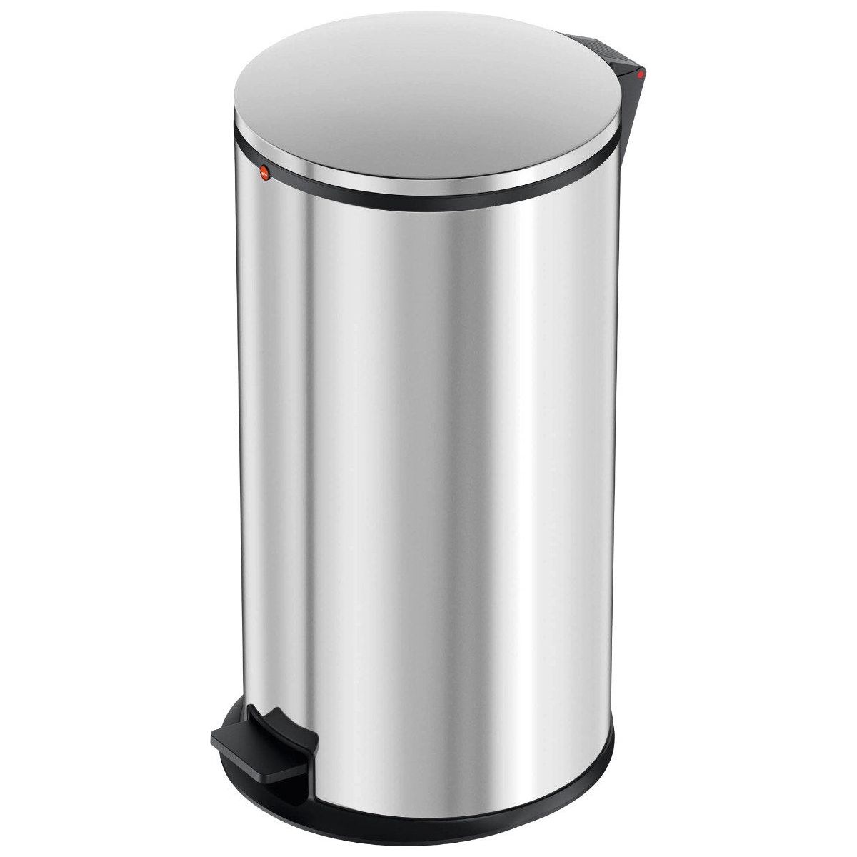 Pedal Round Kitchen Trash Bin 44L Hailo Germany Series Pure XL Stainless Steel