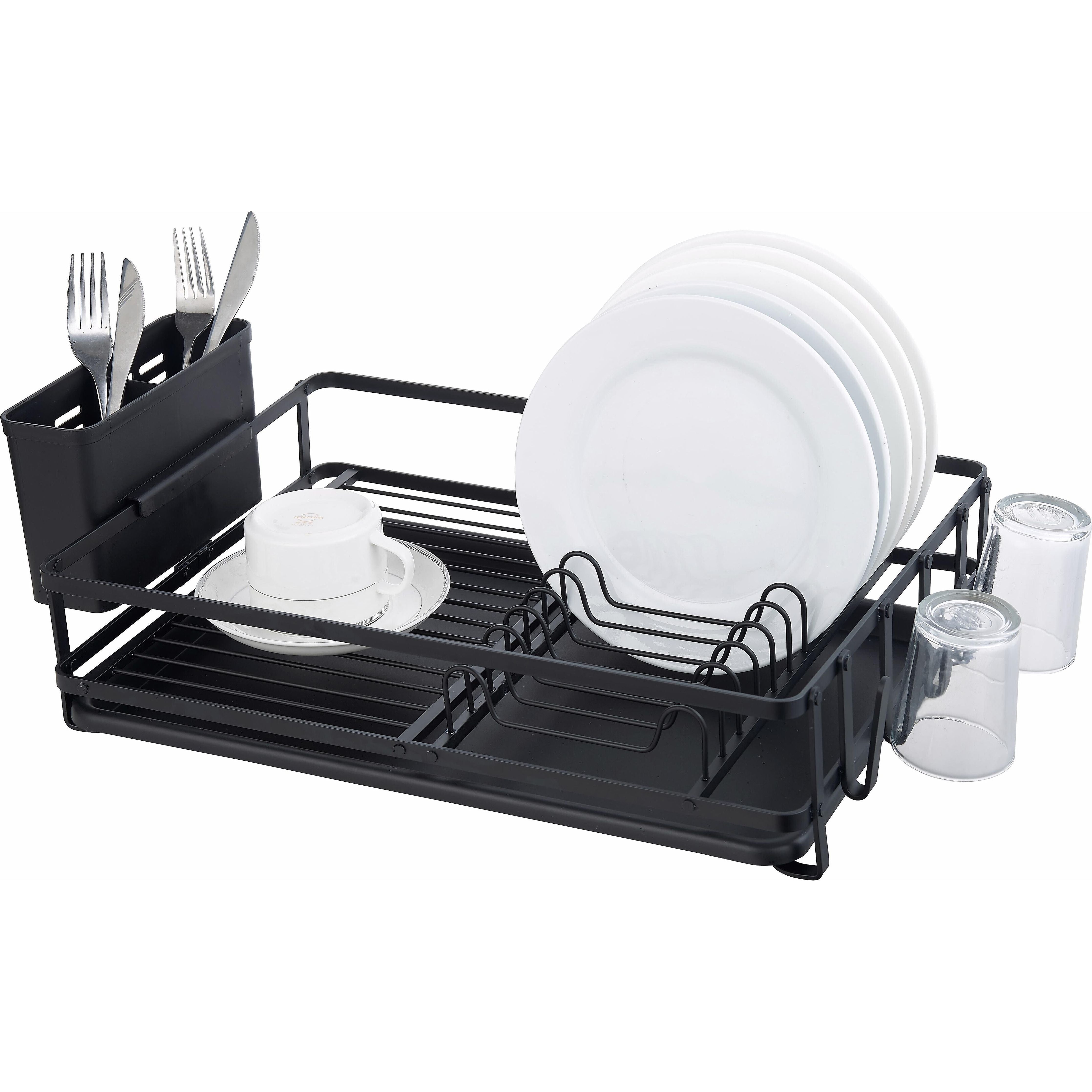 Black Rack Drying Dishes BASIC ALU